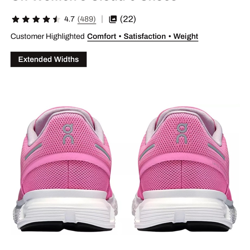 On women’s cloud 6 Running Shoe - Picture 6 of 9